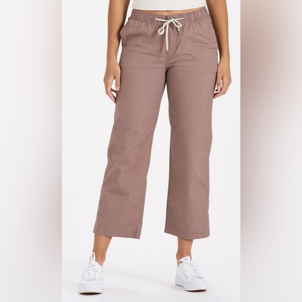 Vuori NWT Women’s Ripstop Wide Leg Hazel Cropped Pants Size M